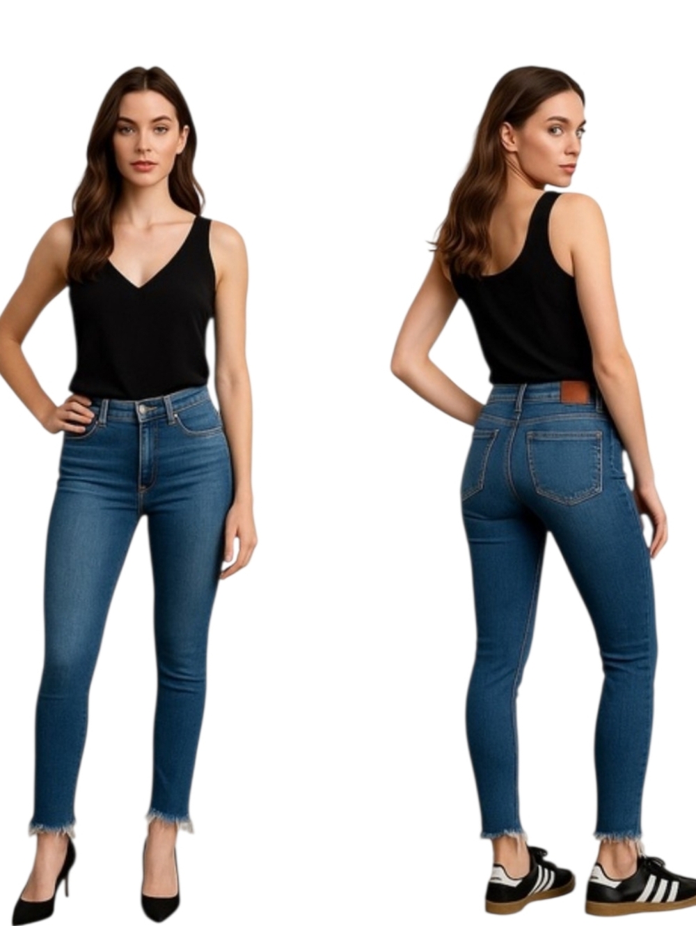 Zara Dark Blue Skinny Jeans